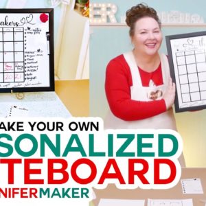 Make Your Own Whiteboard Calendar with Magnets!