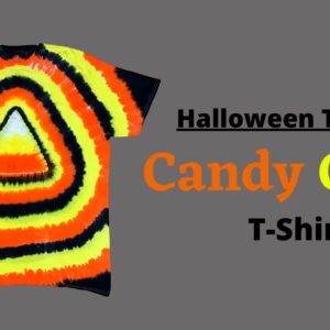 How to Tie Dye: Candy Corn Halloween Tie Dye T-Shirt - Follow Along Tutorial for Beginners