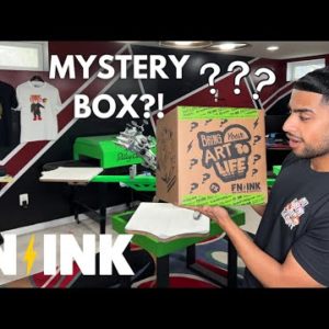 New Plastisol Ink From FN INK | Surprise Mystery Box Unboxing!