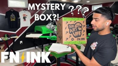 New Plastisol Ink From FN INK | Surprise Mystery Box Unboxing!