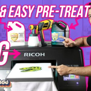 How To Pretreat Shirts for DTG | Printing on Polyester Shirts | Print Pros (Ep 5)