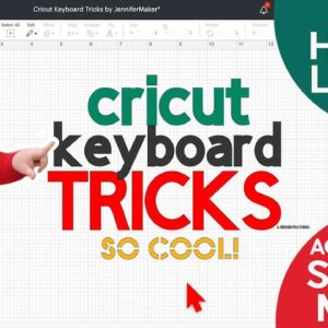 Cricut Design Space Tips ⌨️ Keyboard Tricks for Faster, Better Designs!