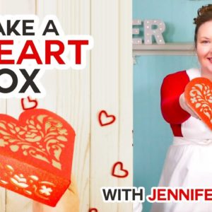 Paper Heart Box - Made on a Cricut!