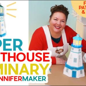 Paper Lighthouse Template: A 3D Papercraft Luminary!