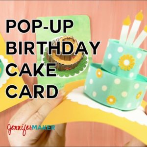 Pop-Up Birthday Cake Card Tutorial