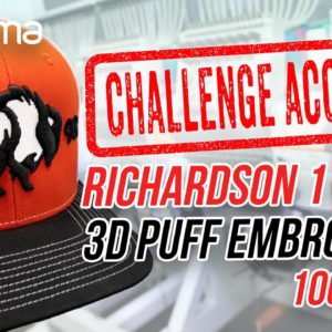 RICHARDSON CAPS 3D Puff Embroidery Challenge at 1000 SPM - Mission Impossible?