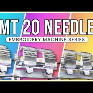 Ricoma’s 20 Needle Multi-Head Embroidery Machine MT-8S