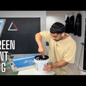 Screen Print Vlog | Day In The Life In A Home Based Screen Print Shop