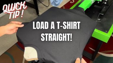 Screen Printing Quick Tip: Load A T-Shirt Straight