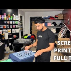 Screen Printing Stringer Tank Tops | SCREEN PRINTING Behind The Scenes