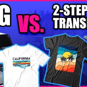 2-STEP HEAT TRANSFER Vs. DIRECT TO GARMENT PRINTING (T-Shirt Printing & More)