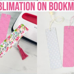 SUBLIMATION ON METAL BOOKMARKS