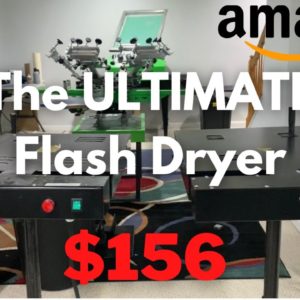 The BEST Screen Printing FLASH Dryer | My 5 Year AMAZON Review