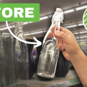 The brilliant reason he grabs a Dollar Store bottle