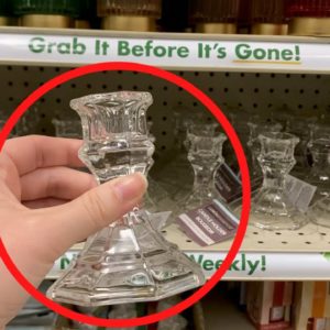 The brilliant reason she grabs a Dollar Store candlestick (for fall!)