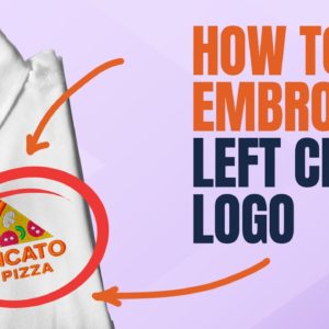 The EASIEST way to EMBROIDER a left-chest logo