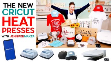 The NEW Cricut Heat Presses: EasyPress 3, Hat Press, & Autopress!