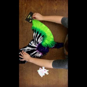 Tie-dye pattern : Beetlejuice Inspired Spiral - Shorts