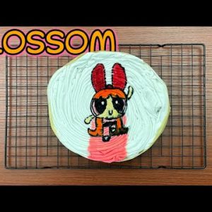 Tie-dye pattern : Blossom (The Powerpuff Girls)