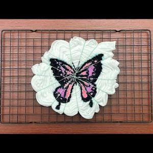 Tie-dye pattern : Butterfly