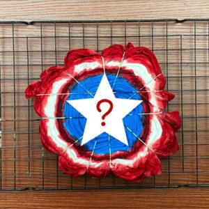 Tie-dye pattern : Cap's Shield!