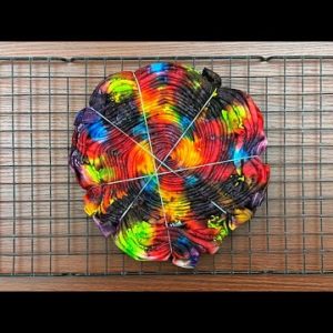 Tie-dye pattern : Gradient Super Spiral