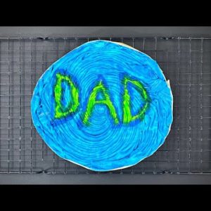 Tie-dye pattern : Happy Fathers Day (DAD)