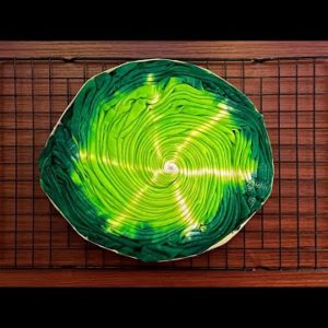 Tie-dye pattern : Lime SQUEEZE Spiral