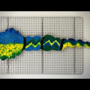 Tie-dye pattern - Line Segment Scrunch Experiment