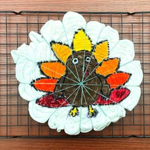 Tie-dye pattern : Turkey (Happy Thanksgiving!)