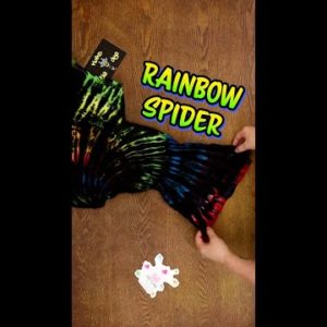 Tie Dye Rainbow Spider #Shorts