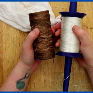 Tie Dye: Tying Techniques Tutorial (Sinew vs Kite String)