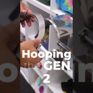 Using the HoopTech Gen 2 for cap embroidery!