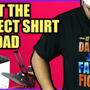 Printing Black & White Shirts With Ricoma's White Toner Transfer Printer (Custom DAD Swag!)