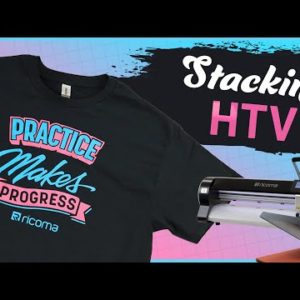 2 EASIEST Ways to Layer Vinyl (HTV) on a T-shirt