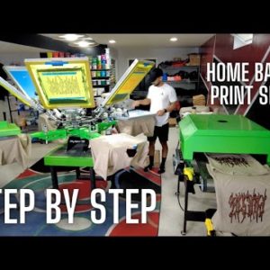 A SCREEN PRINTING Video You MUST Watch! | Step By Step Process