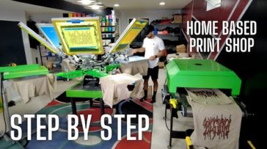 A SCREEN PRINTING Video You MUST Watch! | Step By Step Process