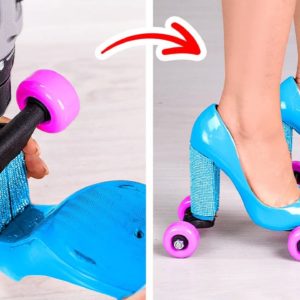 COOL SHOE CRAFTS || HOW TO TRANSFORM OLD SHOES