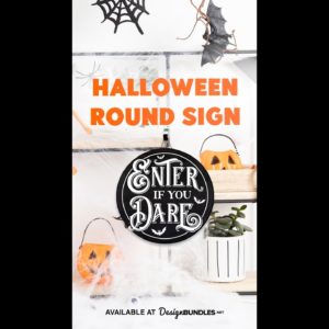 🎃 Halloween Sign with Cricut - Halloween Crafts to Sell