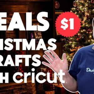 🎄 $1 Cricut Christmas Craft Ideas 2022 - Dollar Deals Wednesday