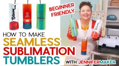 How to Make Sublimation Tumblers in 3 Ways with Seamless Results!