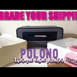 THERMAL LABEL PRINTER FOR SMALL BUSINESS | UNBOX POLONO | ETSY SHIPPING & PACKAGING STICKERS