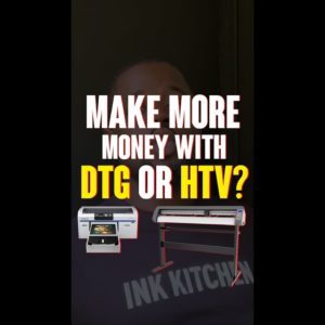 Make More Money with DTG or HTV? #shorts