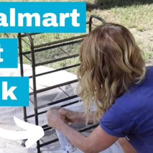 Turn a cheap Walmart rolling cart into INCREDIBLE home decor!