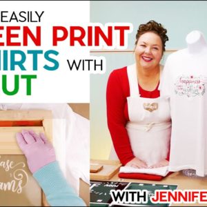 How to Screen Print a Shirt with Cricut | Full Process from Start to Finish!!