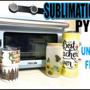 HOW TO USE A SUBLIMATION OVEN FOR TUMBLERS | IS IT BETTER THAN A TUMBLER PRESS? | PYD LIFE