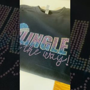 Christmas Bling Shirt | Hotfix Rhinestones from @The Baby's Booty