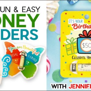 DIY Money Holder Cards - Two Ways to Make!