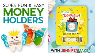 DIY Money Holder Cards - Two Ways to Make!