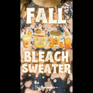 🍁 Fall Bleach Sweater